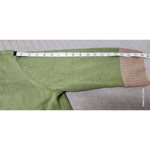 Cj Banks VTG  Tri Color Block Knit Cardigan Sweater with oversized buttons W Sm - Picture 5 of 11